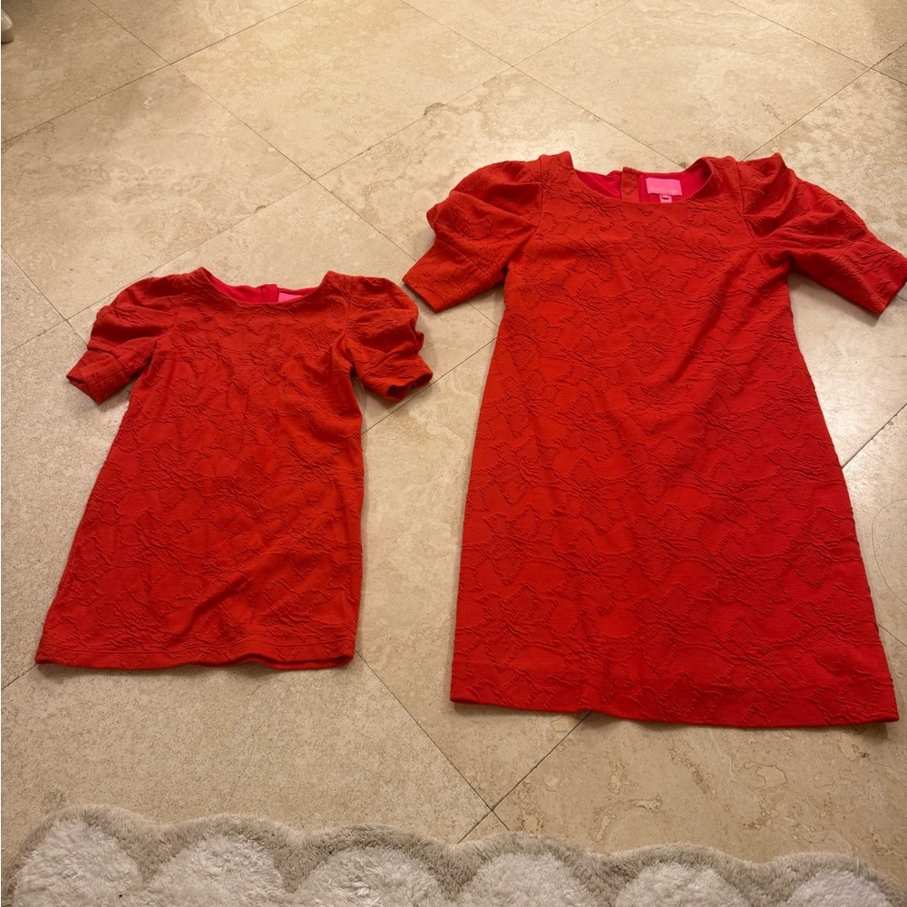Lilly Pulitzer Red Kids Dress Set